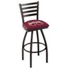 L014 Mississippi State 25" Swivel Counter Stool with Black Wrinkle Finish view 1