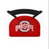 HBS L014 Ohio State 25" Swivel Counter Stool with Black Wrinkle Finish view 3