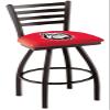 HBS L014 Georgia Bulldog 25" Swivel Counter Stool with Black Wrinkle Finish view 1