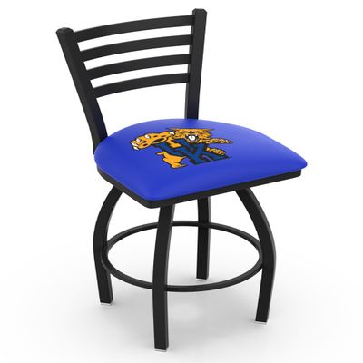 L014 Kentucky Wildcat 25" Swivel Counter Stool with Black Wrinkle Finish