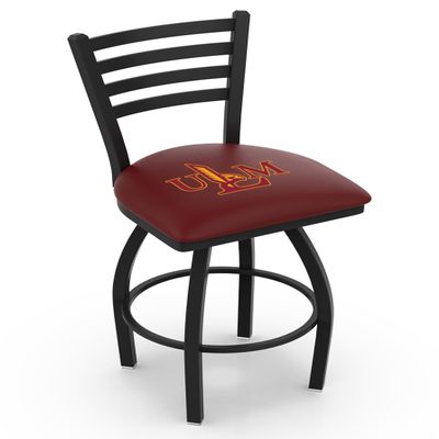 L014 Louisiana-Monroe 25" Swivel Counter Stool with Black Wrinkle Finish
