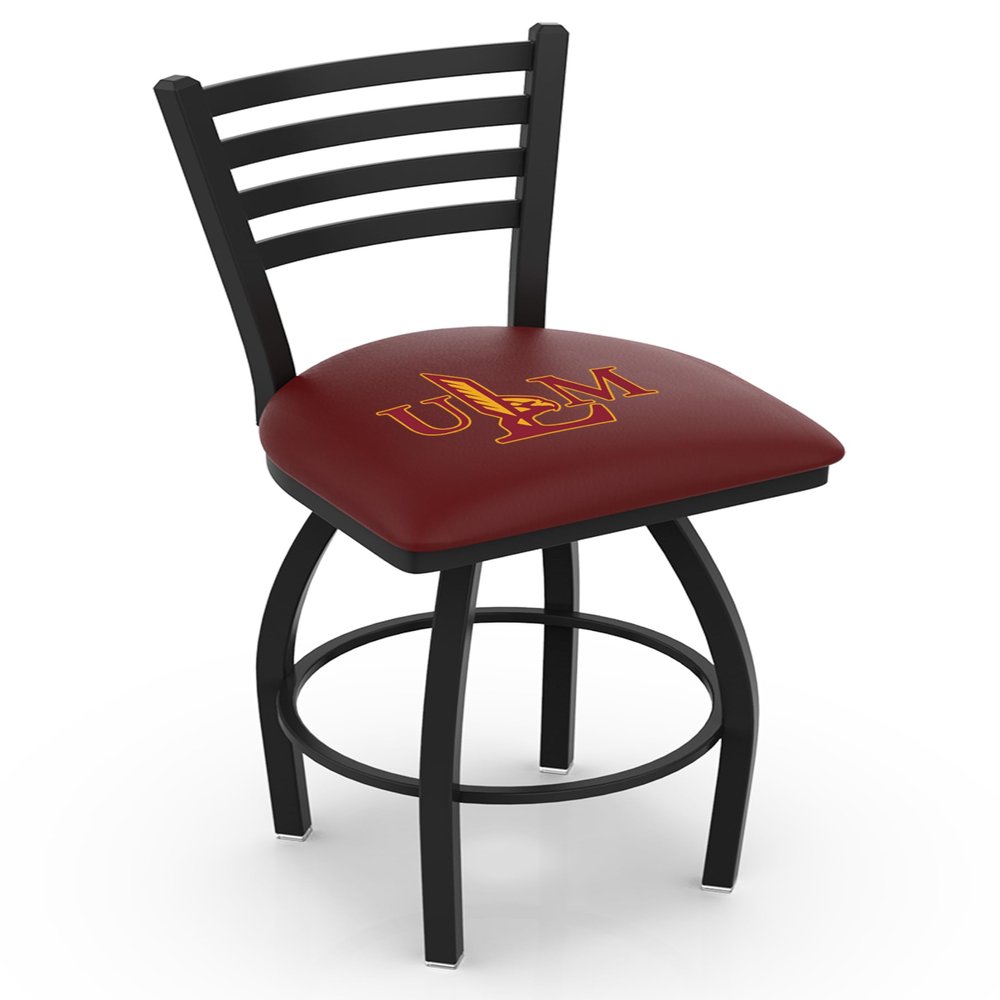 L014 Louisiana-Monroe 25" Swivel Counter Stool with Black Wrinkle Finish