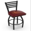 L014 Louisiana-Monroe 25" Swivel Counter Stool with Black Wrinkle Finish view 1