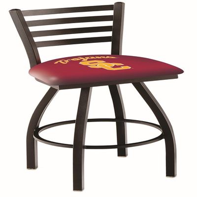 HBS L014 USC Trojans 25" Swivel Counter Stool with Black Wrinkle Finish