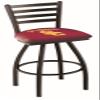 HBS L014 USC Trojans 25" Swivel Counter Stool with Black Wrinkle Finish view 1