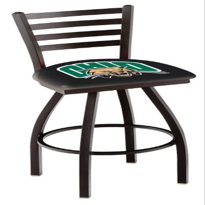 HBS L014 Ohio University 25" Swivel Counter Stool with Black Wrinkle Finish
