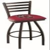 HBS L014 South Carolina 25" Swivel Counter Stool with Black Wrinkle Finish view 1