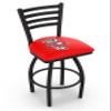 HBS L014 Wisconsin Badger 25" Swivel Counter Stool with Black Wrinkle Finish view 1