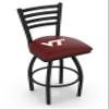 L014 Virginia Tech 25" Swivel Counter Stool with Black Wrinkle Finish view 1