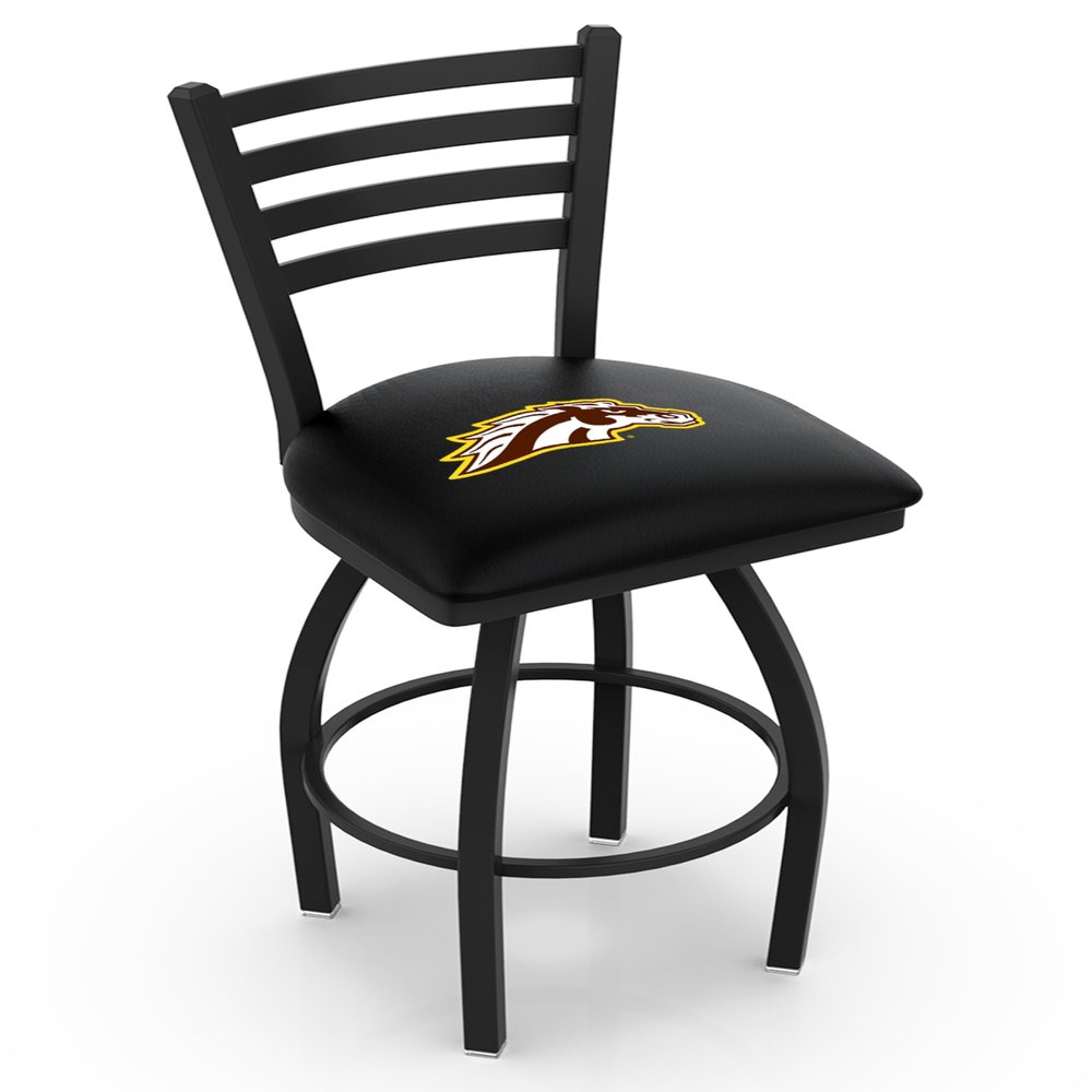 L014 Western Michigan 25" Swivel Counter Stool with Black Wrinkle Finish