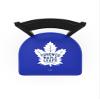 L014 Toronto Maple Leafs 25" Swivel Counter Stool with Black Wrinkle Finish view 3