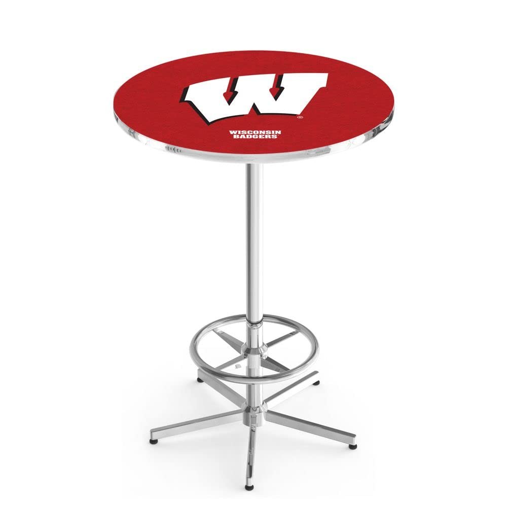 Holland Bar Stool Co. L216-42" Chrome Wisconsin W Pub Table