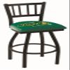 HBS L018 North Dakota State 25" Swivel Counter Stool with Black Wrinkle Finish view 1