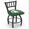 HBS L018 Michigan State 25" Swivel Counter Stool with Black Wrinkle Finish