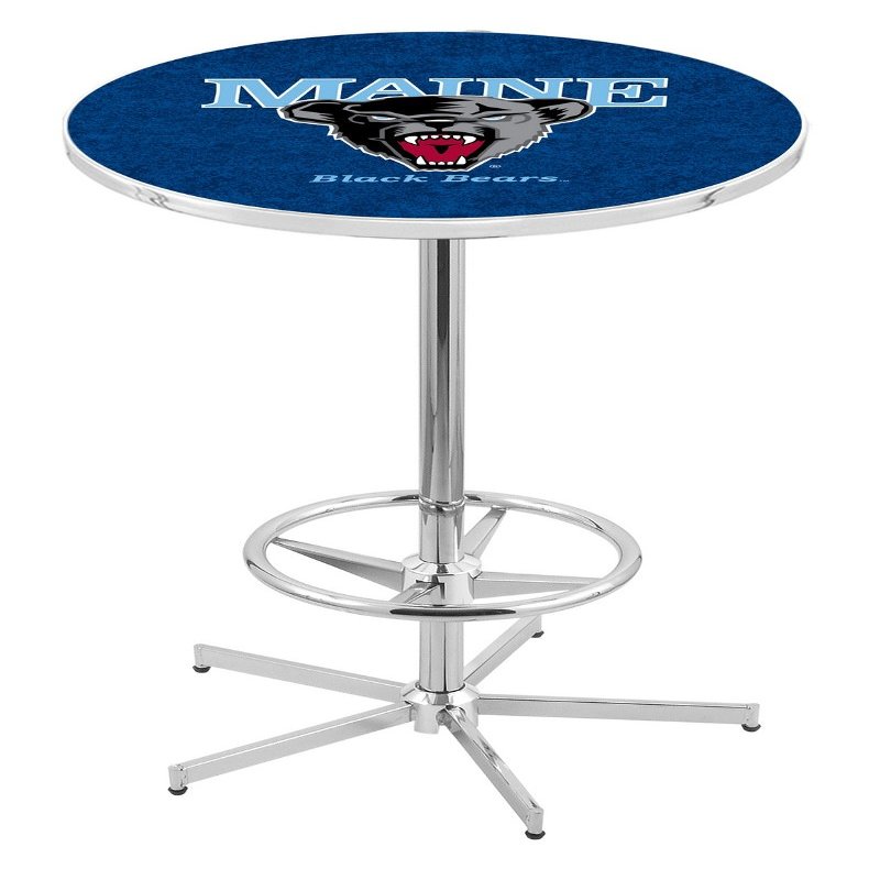 Holland Bar Stool Co. L216-42" Chrome Maine Pub Table