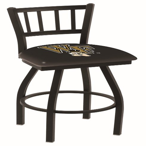 HBS L018 Wake Forest 25" Swivel Counter Stool with Black Wrinkle Finish