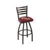 L014 Florida State (Script) 25" Swivel Counter Stool with Black Wrinkle Finish view 1