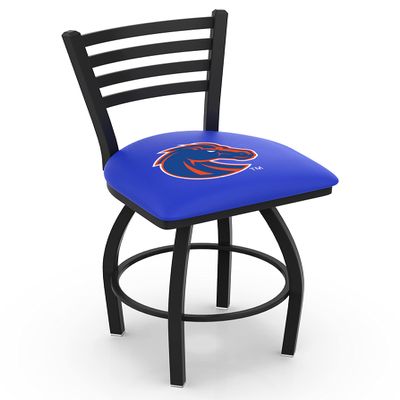 HBS L014 Boise State 25" Swivel Counter Stool with Black Wrinkle Finish
