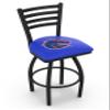 HBS L014 Boise State 25" Swivel Counter Stool with Black Wrinkle Finish view 1