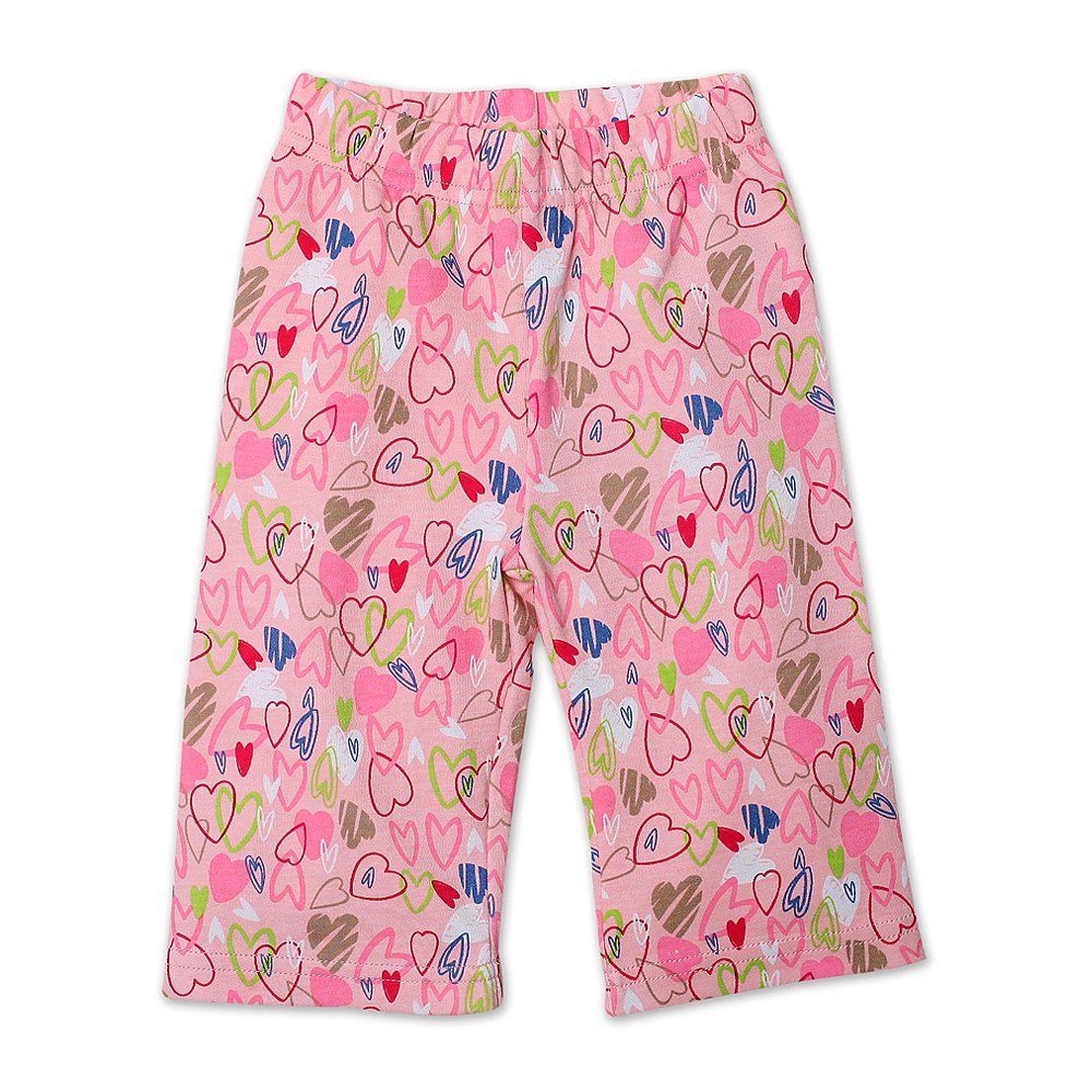 Zutano Baby Girls' Love You Pant, Blush, 12 Months