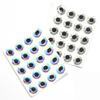 Hareline Dubbin 3-D Big Fish Stick On Eyes (Super Pearl, 13mm 1/2") view 1