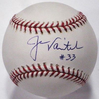 Signed Jason Varitek Ball - OML - Autographed Baseballs