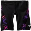 The Finals Boy's Cabana Plaid Print Splice Jammer, Purple, 24 view 1