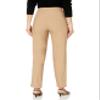 Alfred Dunner Womens Classic Allure Fit Proportioned Pant with Elastic Comfort Waistband Tan Size 12 view 3
