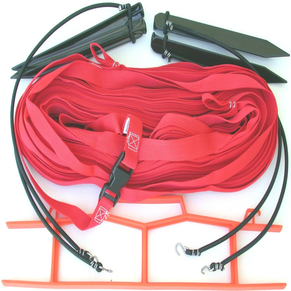 Home Court Volleyball Non-Adjustable Boundary, Red, 8 m