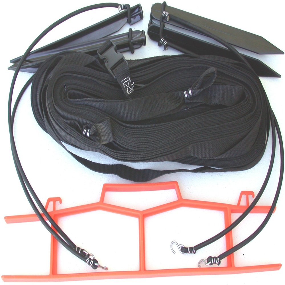 Home Court Volleyball Non-Adjustable Boundary, Black, 8 m