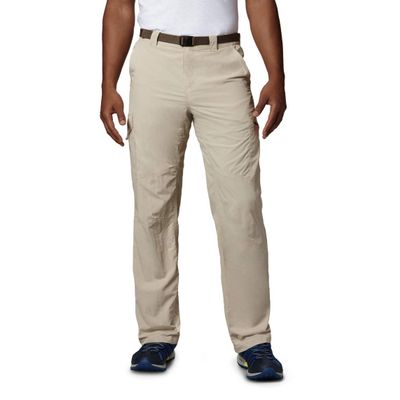 Columbia Men's Silver Ridge Cargo Pant, Fossil, 32W x 34L