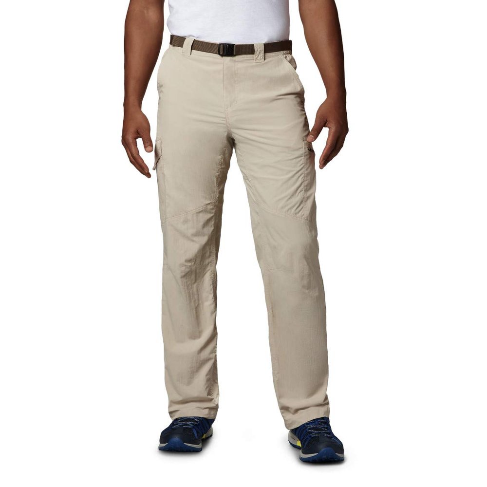 Columbia Men's Silver Ridge Cargo Pant, Fossil, 32W x 34L