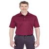 8425 UltraClub Men's Sport Performance Interlock Polo , Maroon , 4X-Large view 1