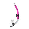 Mares Ergo Flex Snorkel for Scuba Diving, Snorkeling, Freediving with Corrugated Silicone Hose & Mouthpiece, Royal Pink view 1