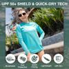 Kanu Surf Women's Keri Shirt, Aqua, X-Large view 2