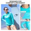 Kanu Surf Women's Keri Shirt, Aqua, X-Large view 4
