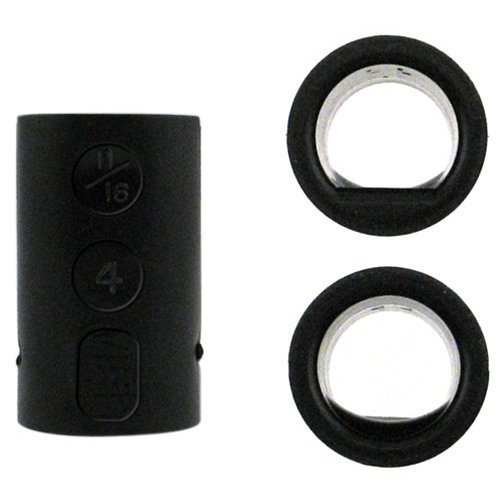 Vise Bowling Grips Power Lift and Semi (3/4, Black) - BICYCLE HANDLEBAR GRIP - Rubber - 25 Sizes