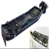Rear Rack, Black Quick Release, seat Post Rear Rack, Alloy for seatpost Fixation, Black, Capacity of 22 LB, weigh 1 1/4lb,by Biria view 1