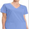 Cherokee Women's Workwear Scrubs Core Stretch V-Neck Top, Ciel, X-Large view 2