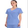 Cherokee Women's Workwear Scrubs Core Stretch V-Neck Top, Ciel, X-Large view 3