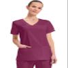 Cherokee Women's Workwear Scrubs Core Stretch V-Neck Top, Wine, Medium view 1