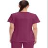 Cherokee Women's Workwear Scrubs Core Stretch V-Neck Top, Wine, Medium view 4