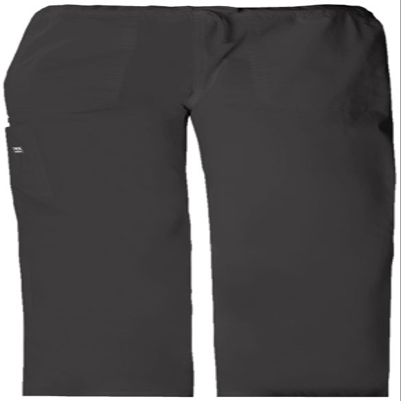 Cherokee Premium Core Stretch Unisex Cargo Scrubs Pant, Black, Small