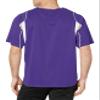 Alleson Athletic Men's Baseball Jersey, Purple/Grey/White, Small view 2