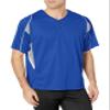 Alleson Athletic Men's Baseball Jersey, Royal/Grey/White, Large view 1