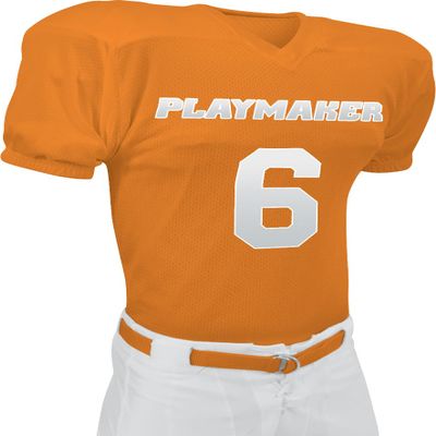 CHAMPRO Adult Pro Football Jersey Orange MD