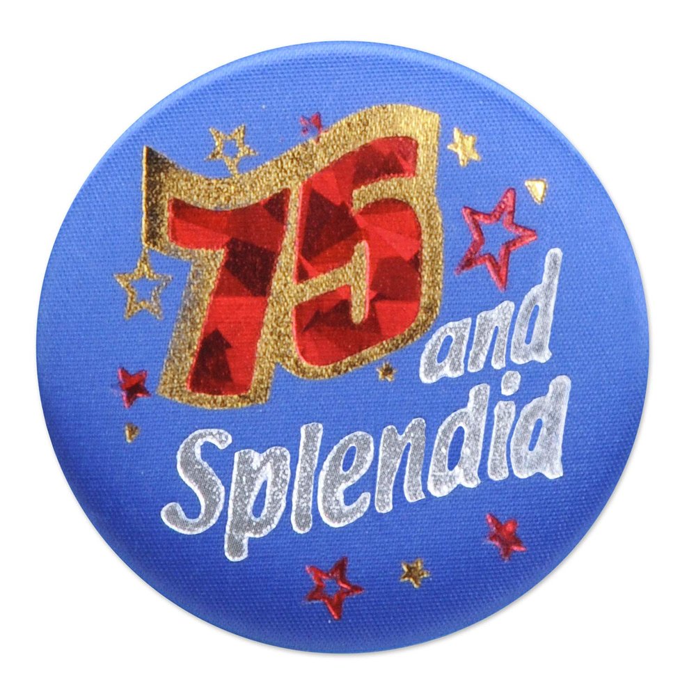 75 & Splendid Satin Button