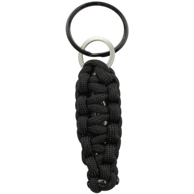 550 Paracord Survival Pod,Zipper Pull, Keychain, Emergency Preparedness, Disaster, Survival Kit, Black