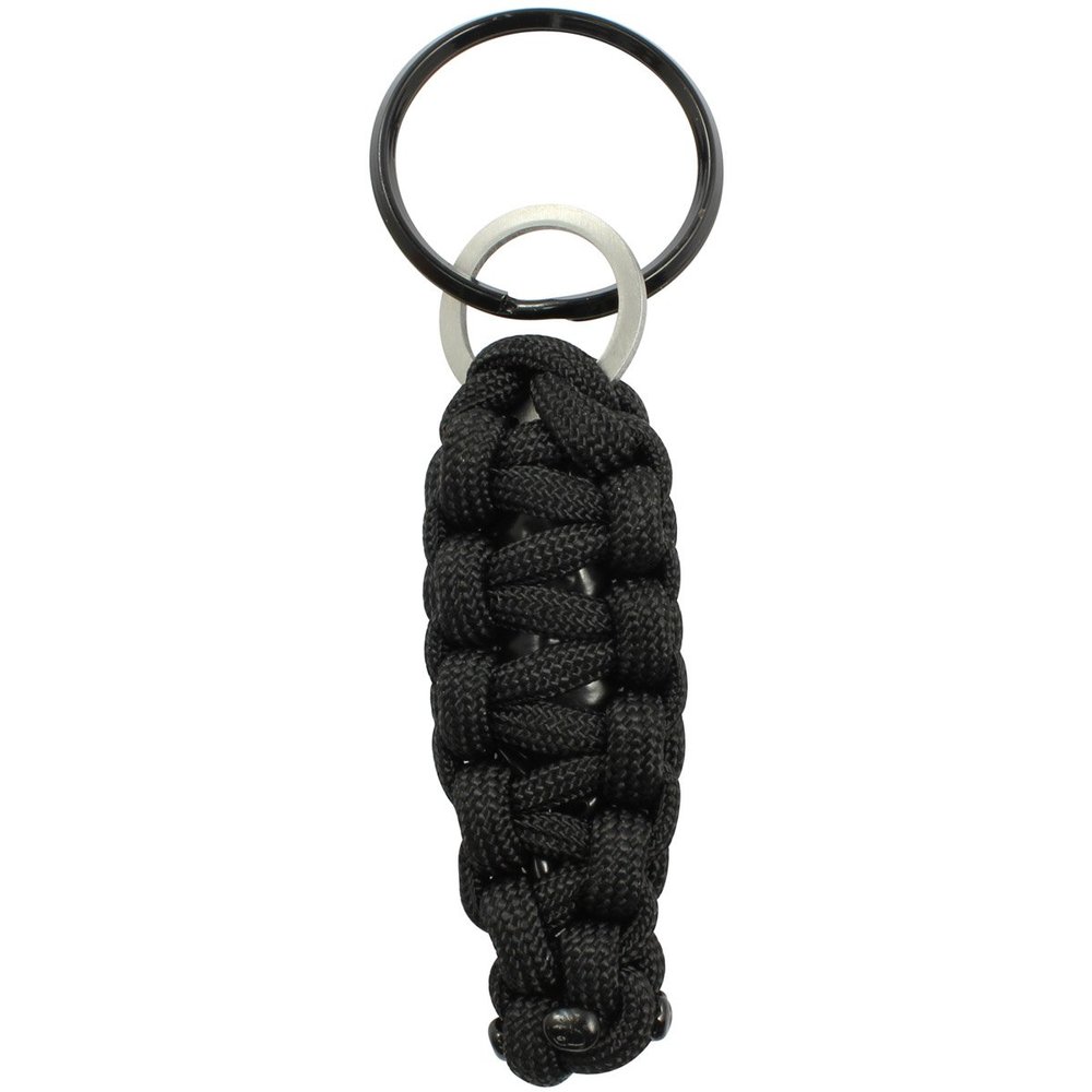 550 Paracord Survival Pod,Zipper Pull, Keychain, Emergency Preparedness, Disaster, Survival Kit, Black