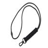Black Paracord Survival Lanyard / Made in USA view 1